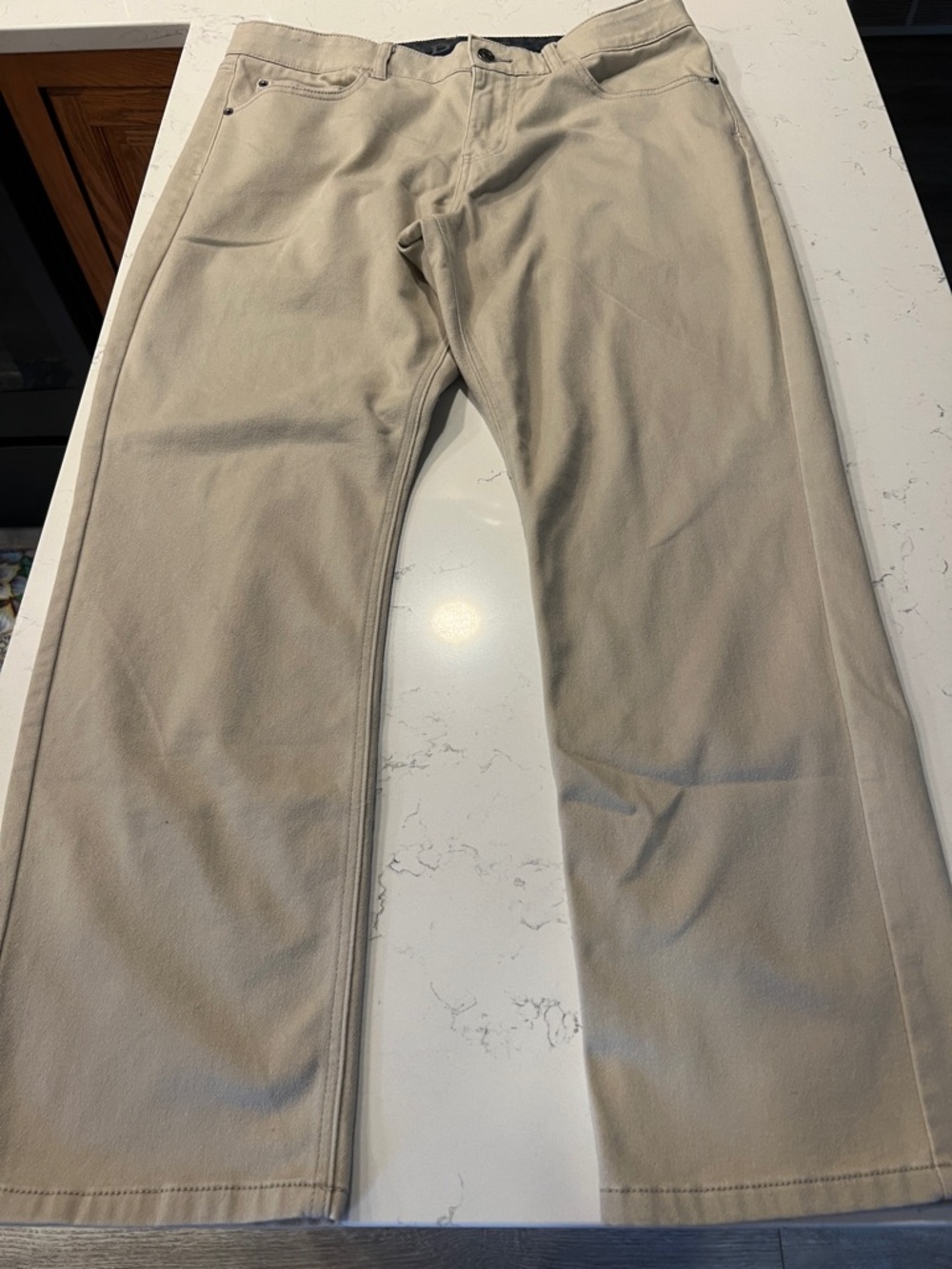 Izod Men's Khaki Straight-Leg Chinos - Light Beige